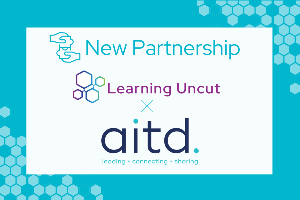 AITD Learning Uncut partnership logos