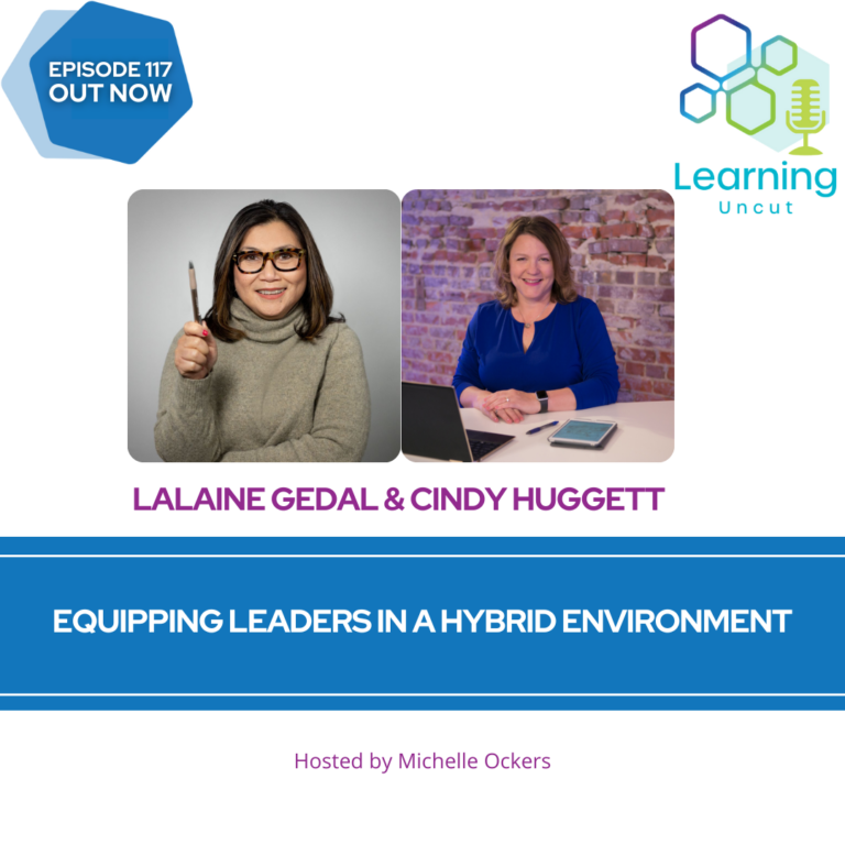 117: Equipping Leaders in a Hybrid Environment – Lalaine Gedal and Cindy Huggett
