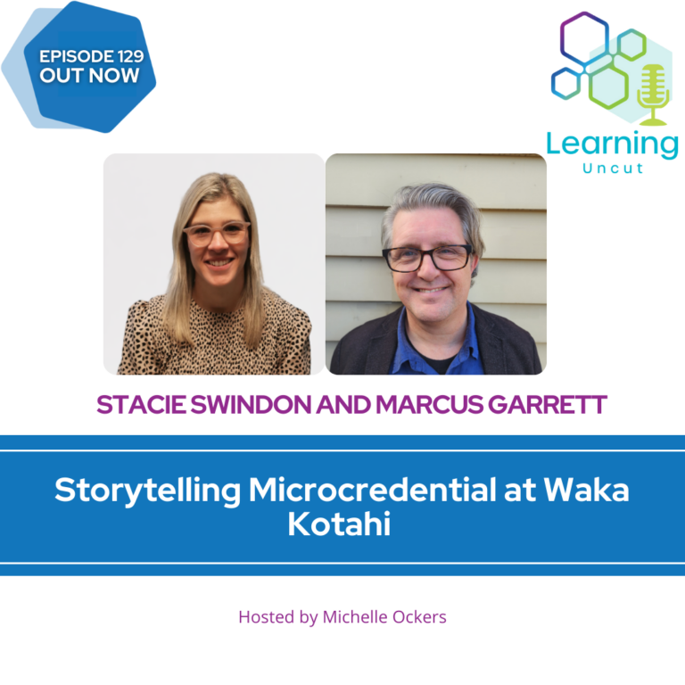129: Storytelling Microcredential at Waka Kotahi – Stacie Swindon and Marcus Garrett