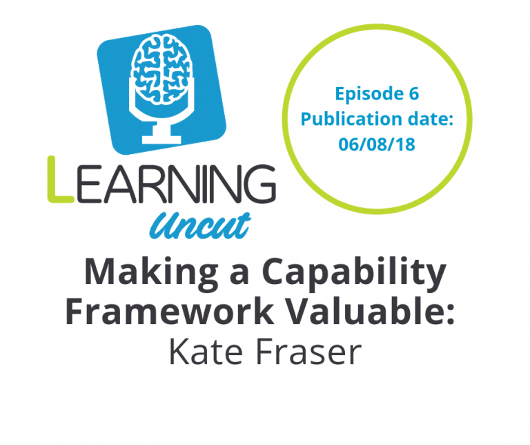 6: Making a Capability Framework Valuable - Kate Fraser