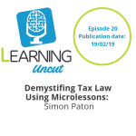20: Demystifying Tax Law Using Microlessons - Simon Paton